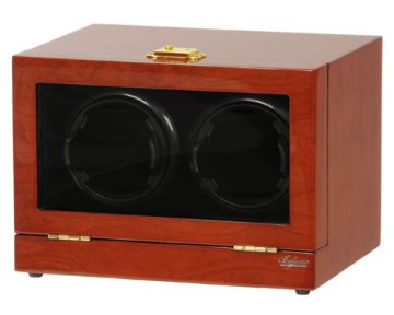 Show details for Double Watch Winder Mahogany Wood w/LCD Dispaly w/Japanese Mabuch Motors Picture of Double Watch Winder Mahogany Wood w/LCD Dispaly w/Japanese Mabuch Motors