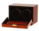 Picture of Double Watch Winder Mahogany Wood w/LCD Dispaly w/Japanese Mabuch Motors