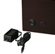 Picture of Diplomat Ebony Wood Double Watch Winder with Off-White Leather Interior