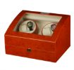 Picture of Diplomat Estate Burl Wood Quad Watch Winder