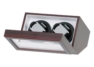 Show details for Double Watch Winder With Japanese Mabuchi Motors For Automatic Watches Such as Rolex, Panerai, Hublot, Breitling. Picture of Double Watch Winder With Japanese Mabuchi Motors For Automatic Watches Such as Rolex, Panerai, Hublot, Breitling.