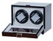Picture of Double Watch Winder Ebony Wood w/LCD Display w/Japanese Mabuch Motors
