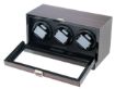 Triple Watch Winder Ebony Wood w/LCD Dispaly w/Japanese Mabouchi Motors 