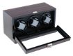 Triple Watch Winder Ebony Wood w/LCD Dispaly w/Japanese Mabouchi Motors 