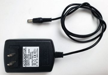 6V AC power adapter. 6V AC power adapter.