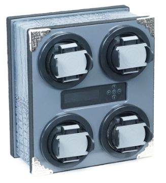 Four watch winder custom made for safe. Watch winder for safe