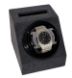 Single Watch Winder For Drawers Grey Velvet